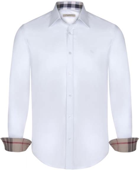 burberry shirts for men white|burberry men's long sleeve shirt.